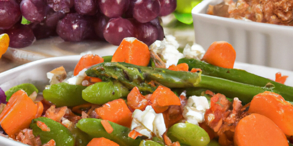 roasted grapes and rice salad