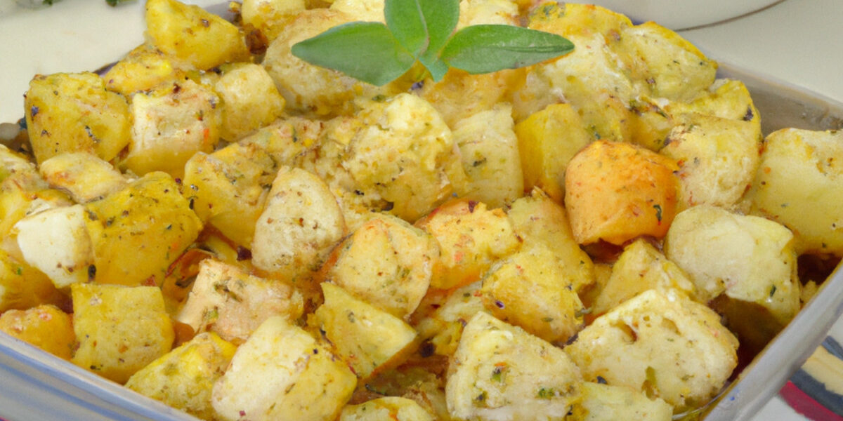 roasted potatoes with oregano