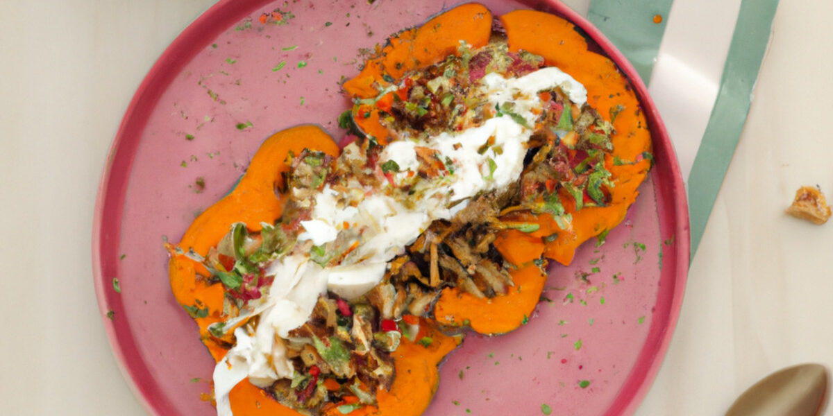 roasted sweet potato with celeriac coleslaw