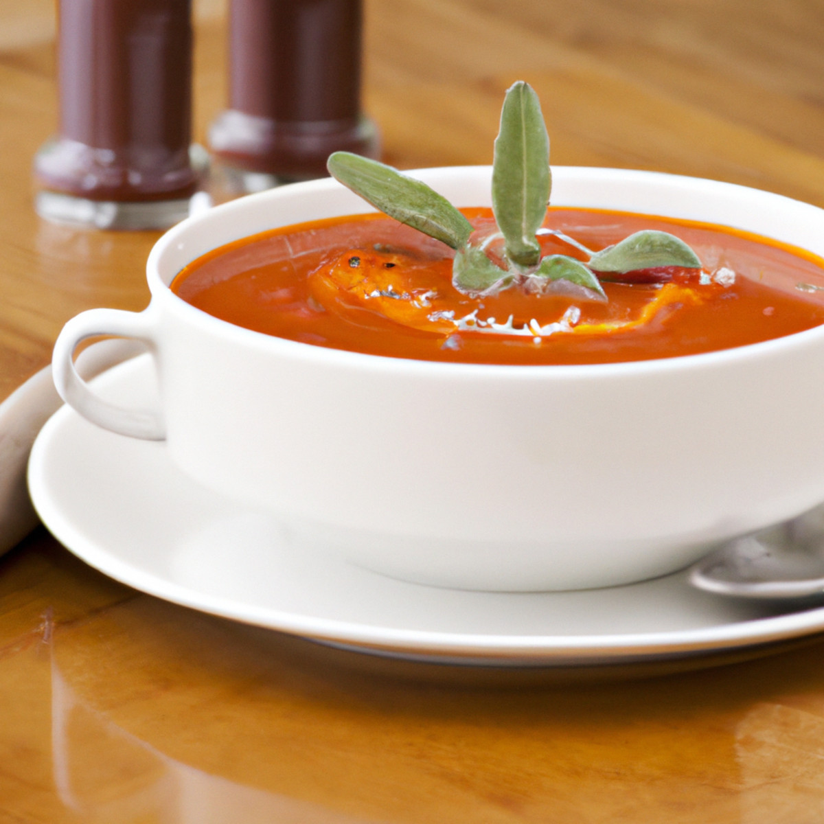 roasted tomato and red onion soup