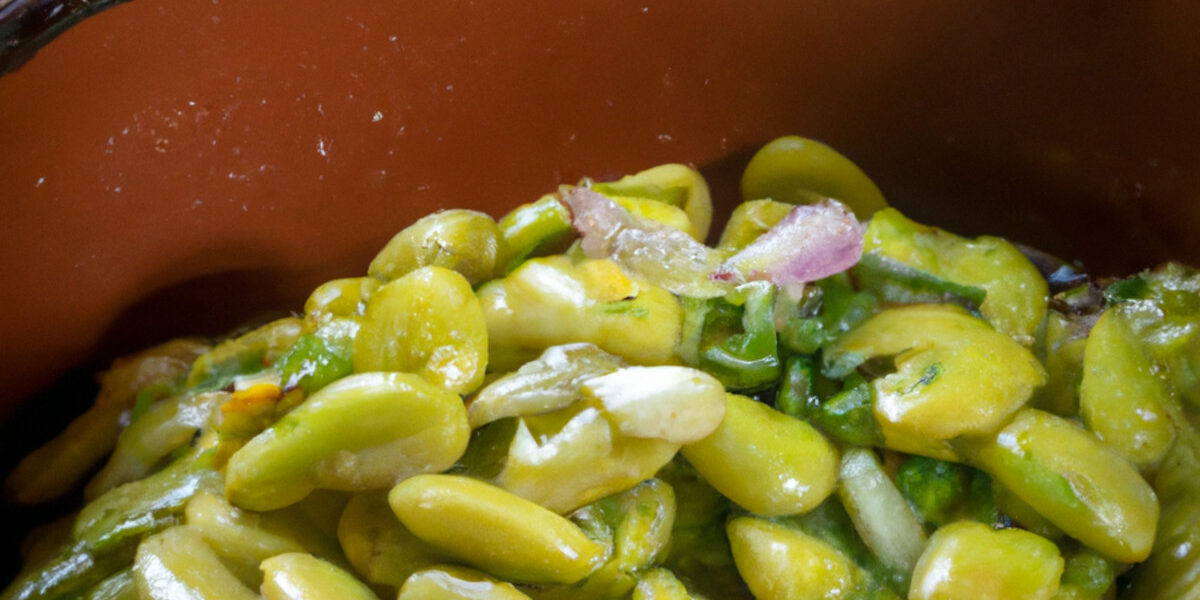 sauteed fava beans