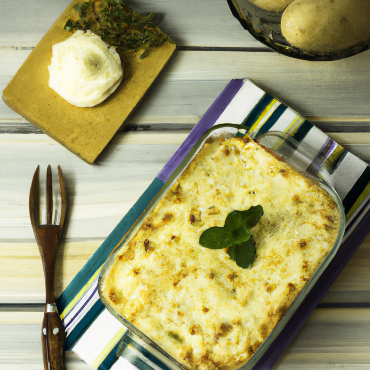 scalloped potatoes with beyond burger