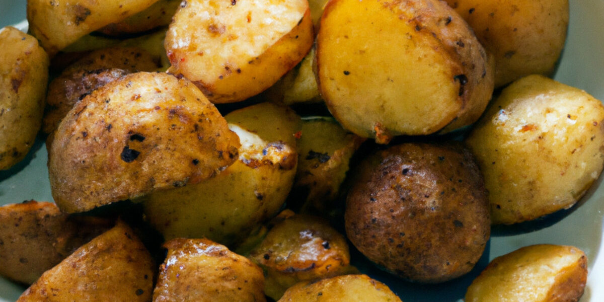 seasoned baked potato chunks