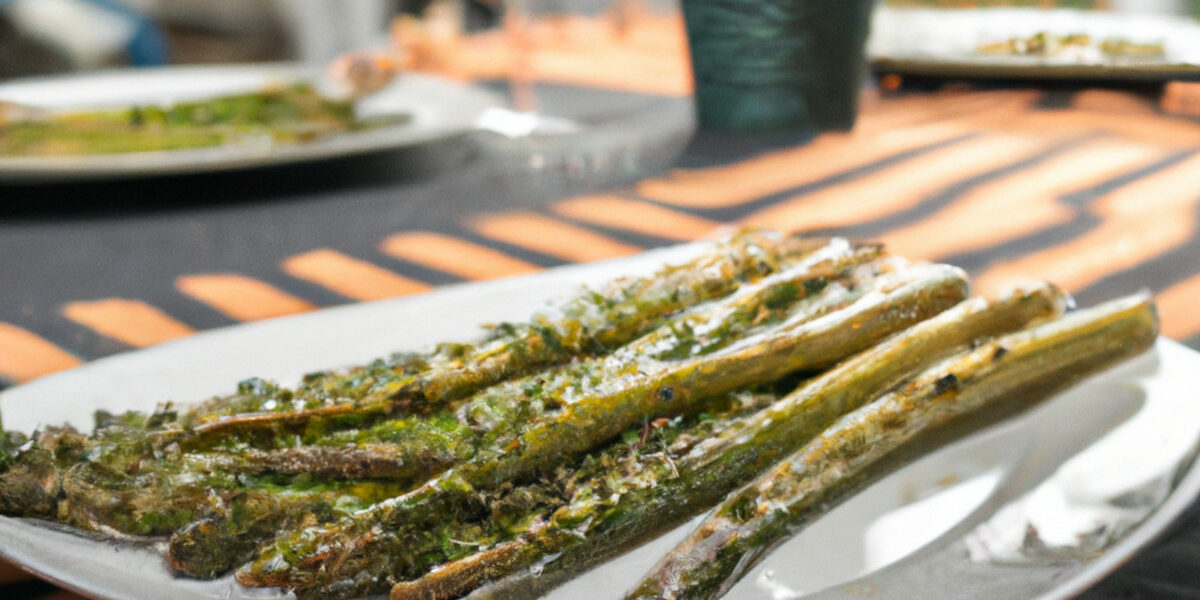 seasoned grilled asparagus