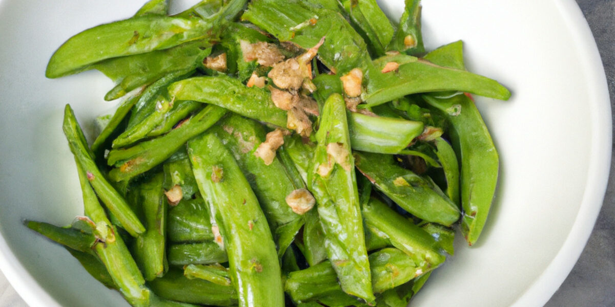 snow peas with ginger
