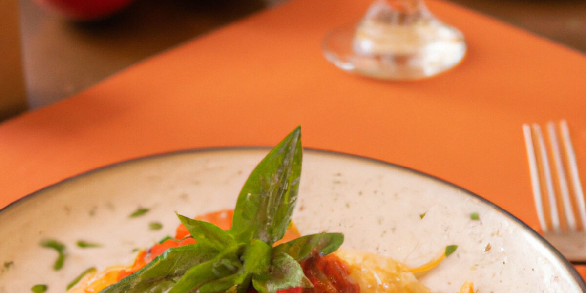 spaghetti with fresh tomatoes and basil