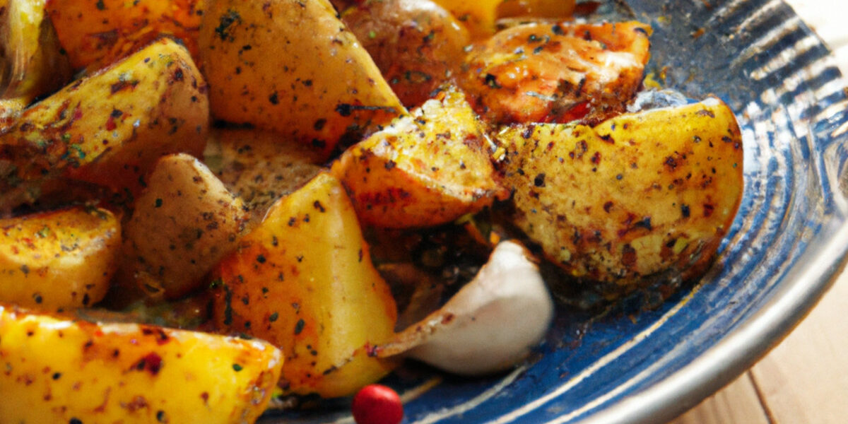 spiced and roasted potatoes