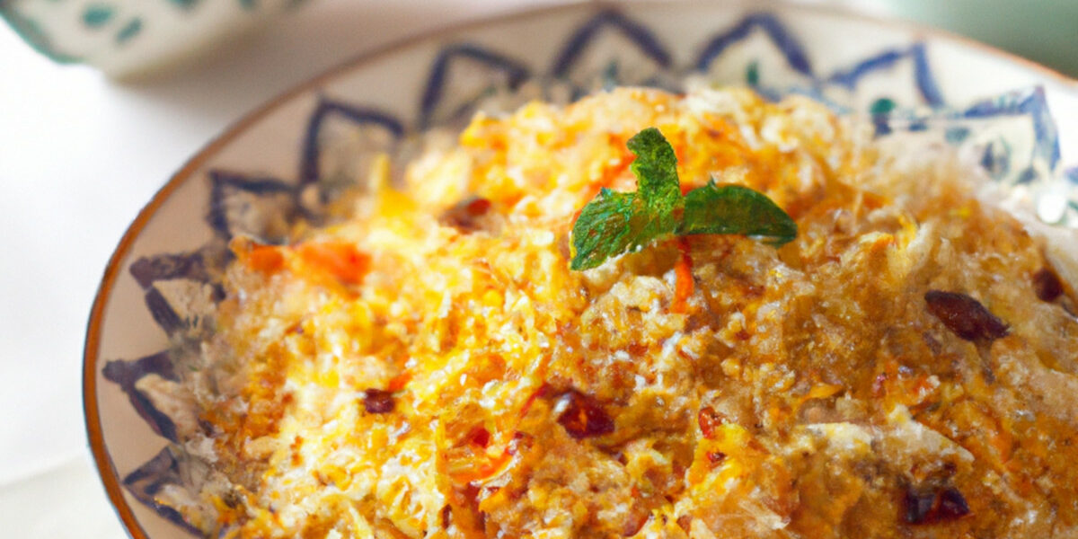 spiced carrot biryani