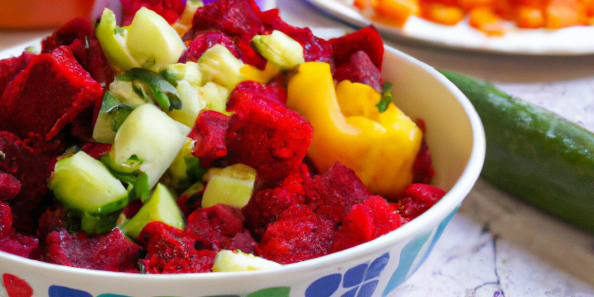 spicy beetroot and chili salsa