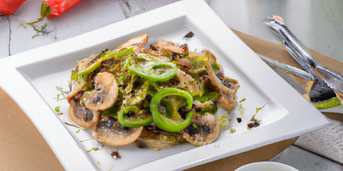 spicy mushrooms with ginger and chilies