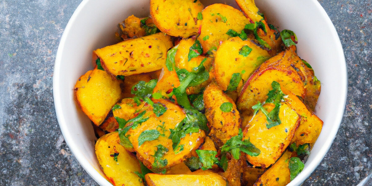 spicy potatoes - lebanese side