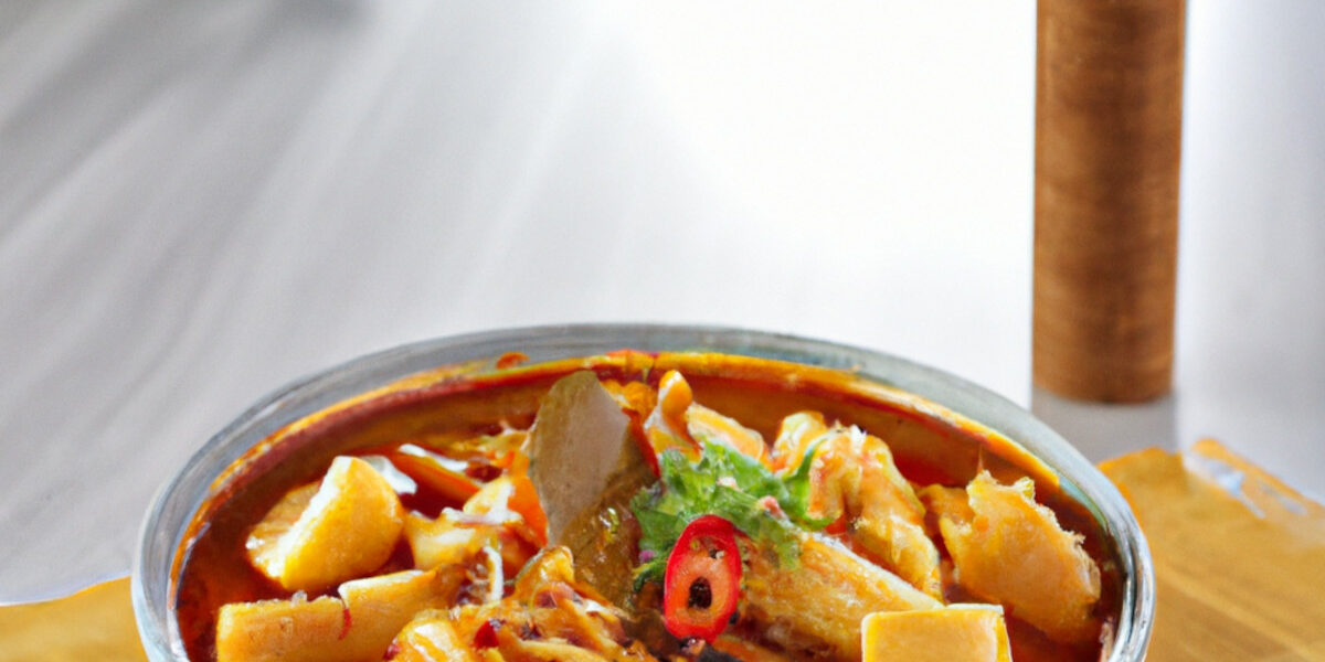 spicy yam tew
