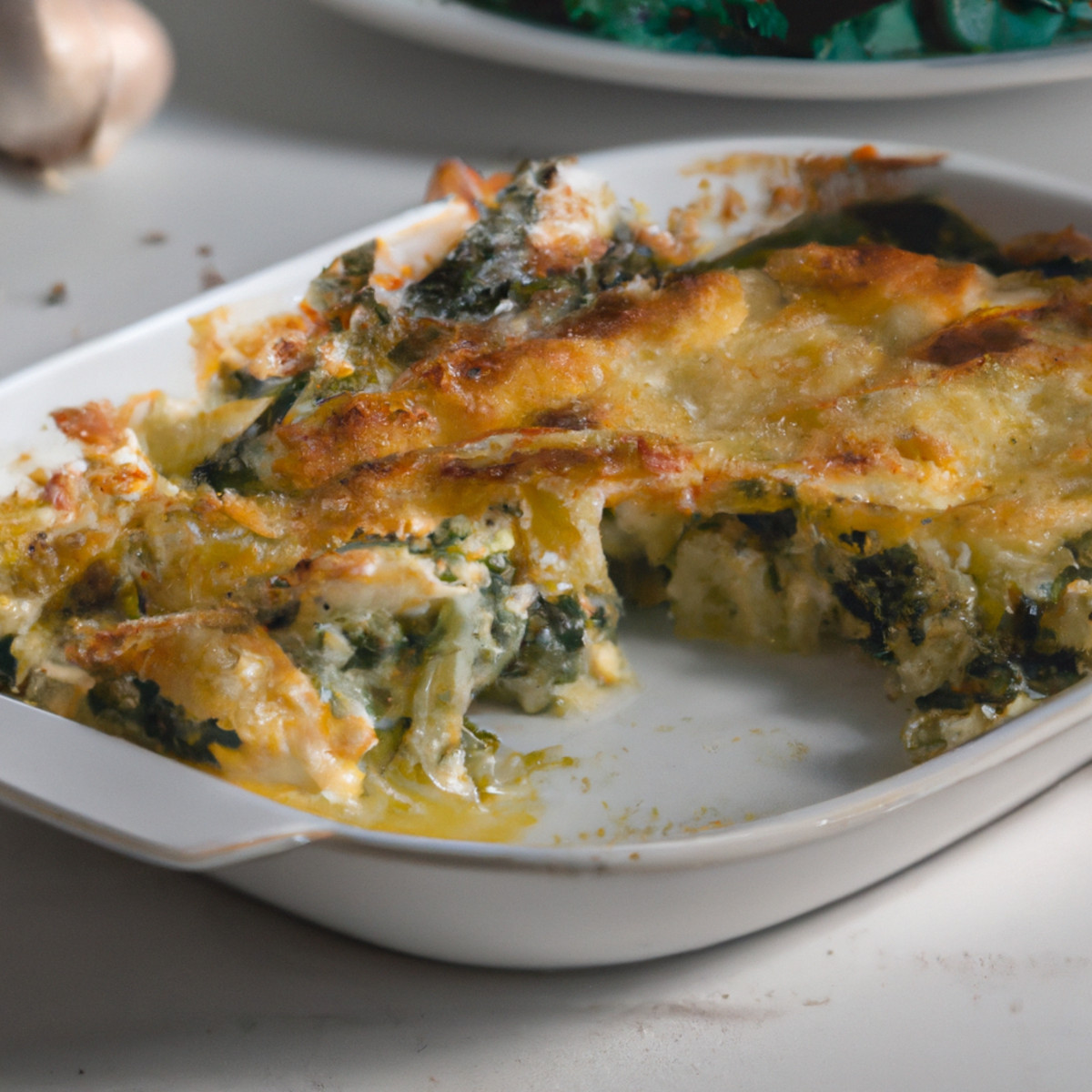 spinach gratin