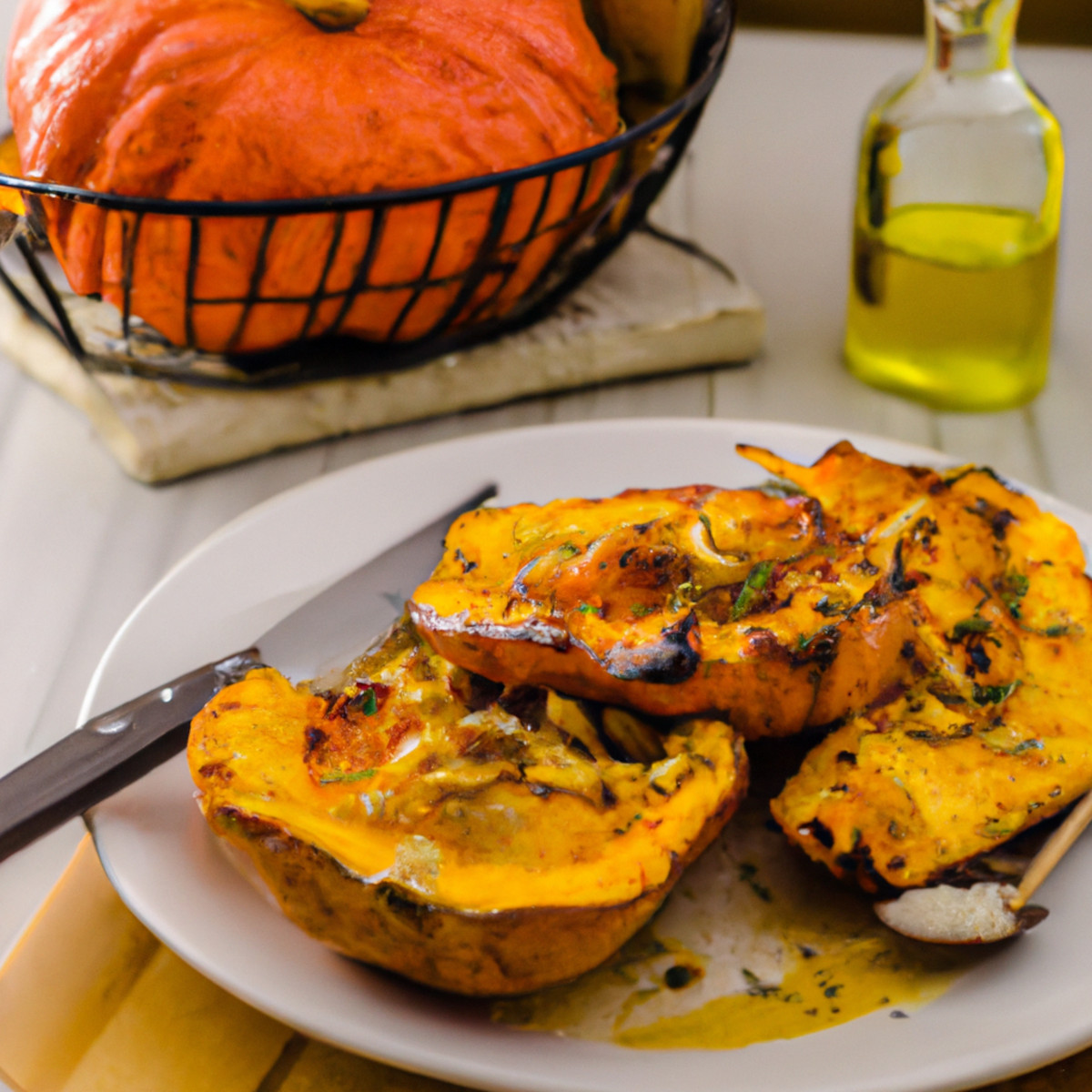 squash with lime butter