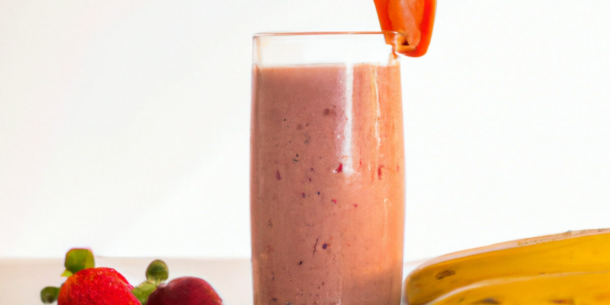 strawberry and banana smoothie