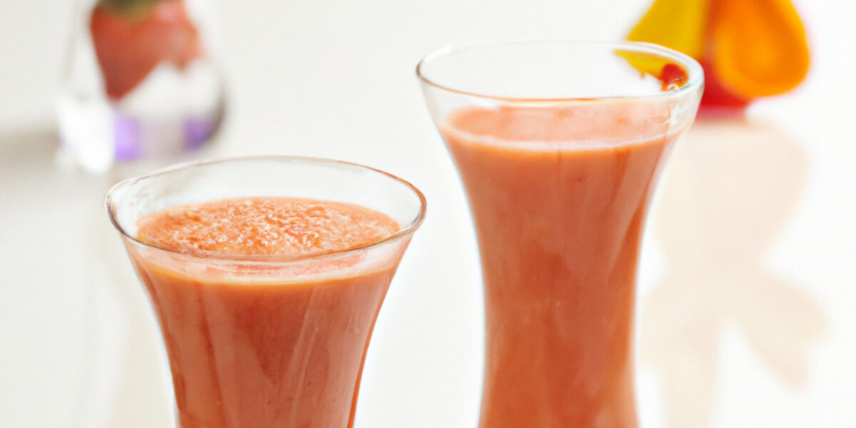 strawberry and orange smoothie