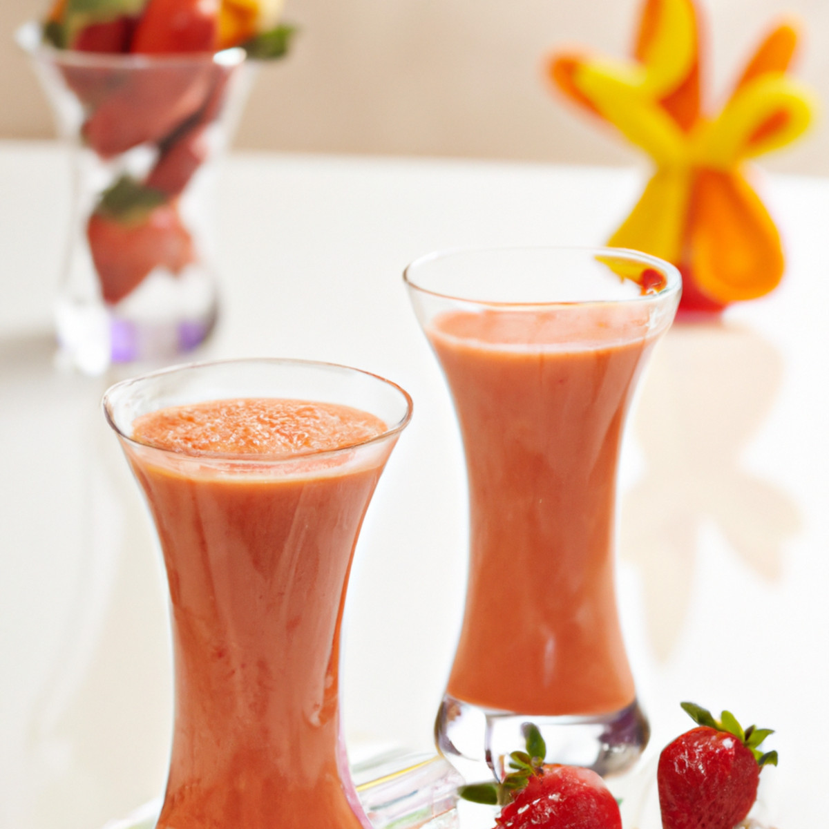 strawberry and orange smoothie