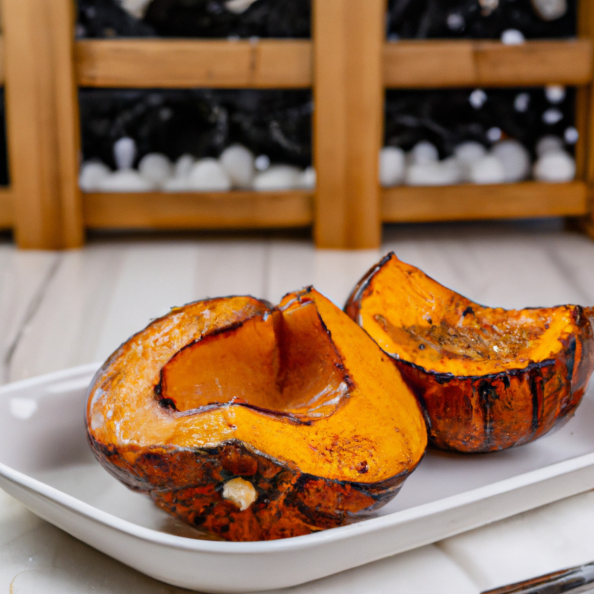 sugar glazed winter squash