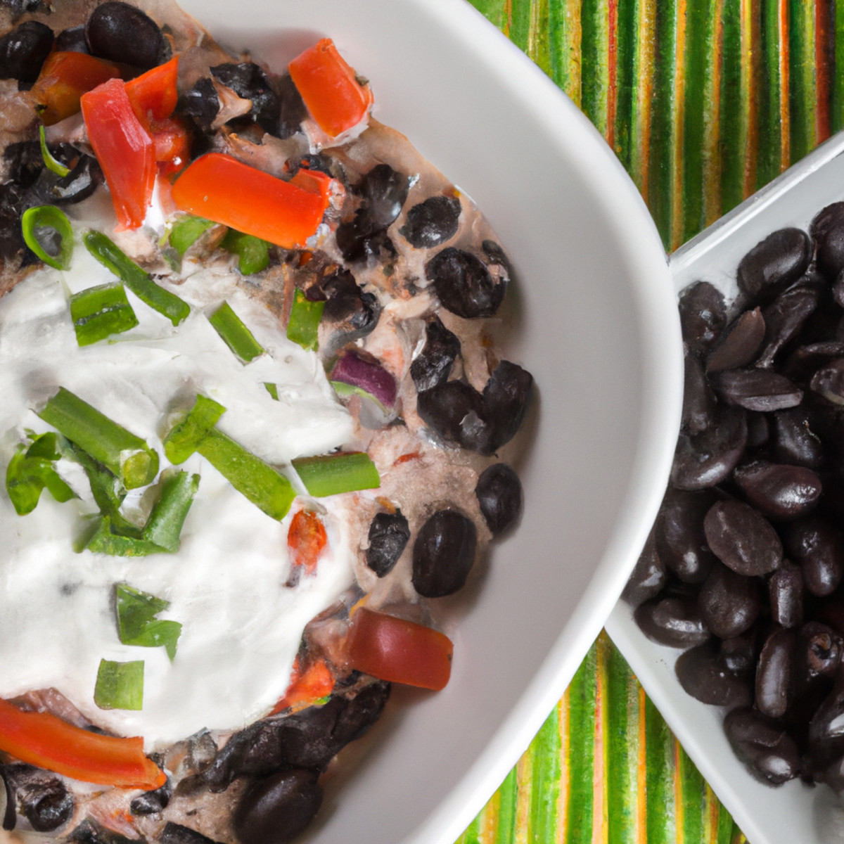 sweet and chili black bean dish