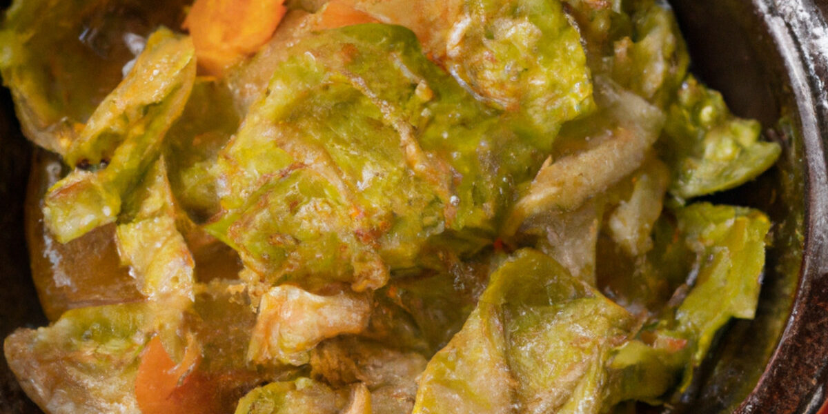 tangy braised cabbage