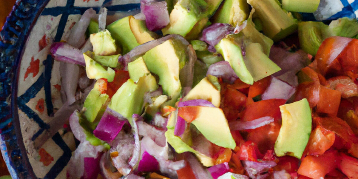 tomato and avocado salad