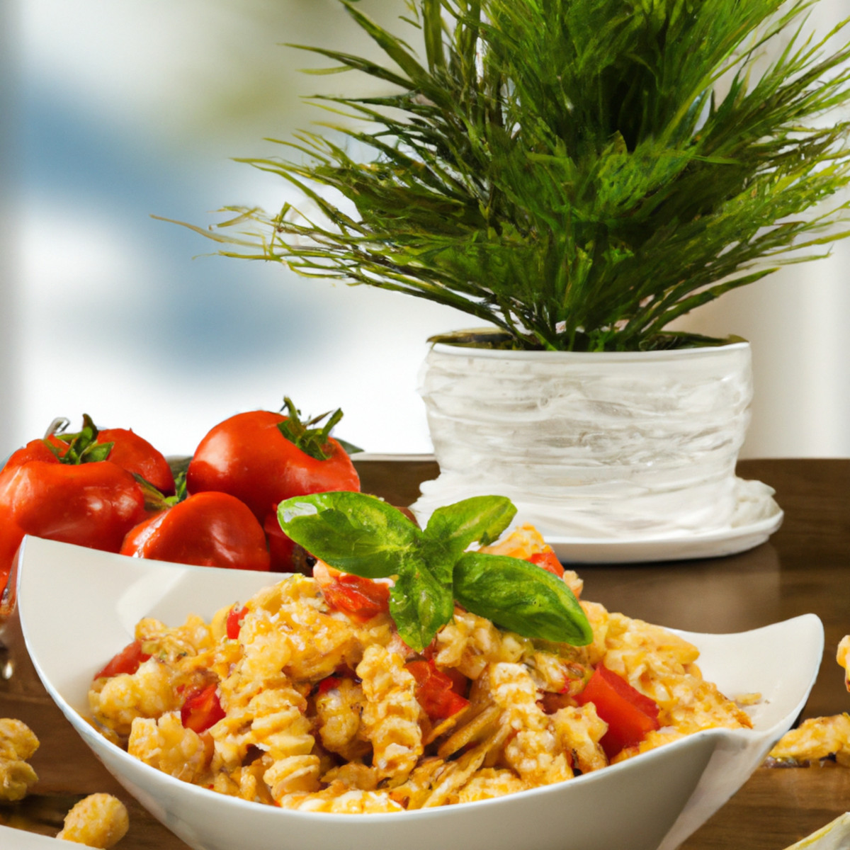 tomato and basil pasta salad