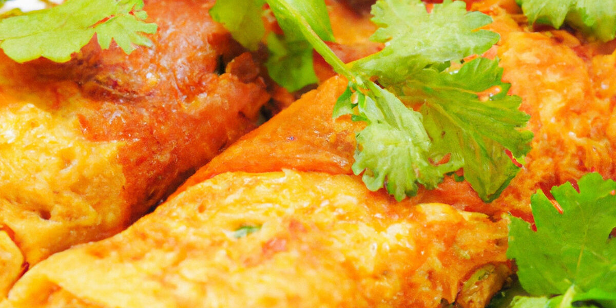 tomato salsa egg roll