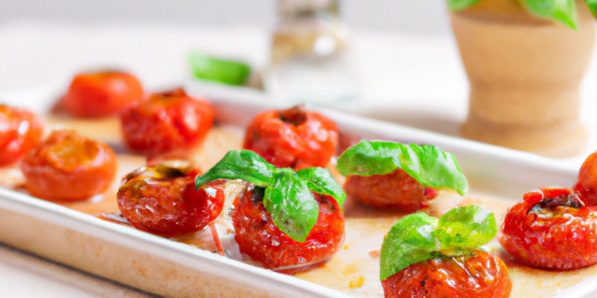 tomatoes with basil and balsamic