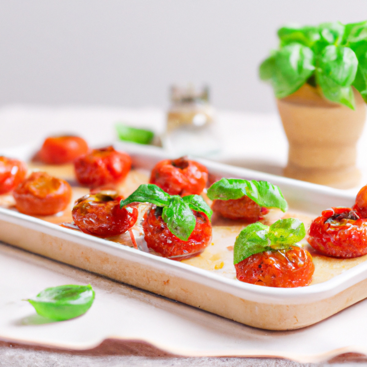 tomatoes with basil and balsamic