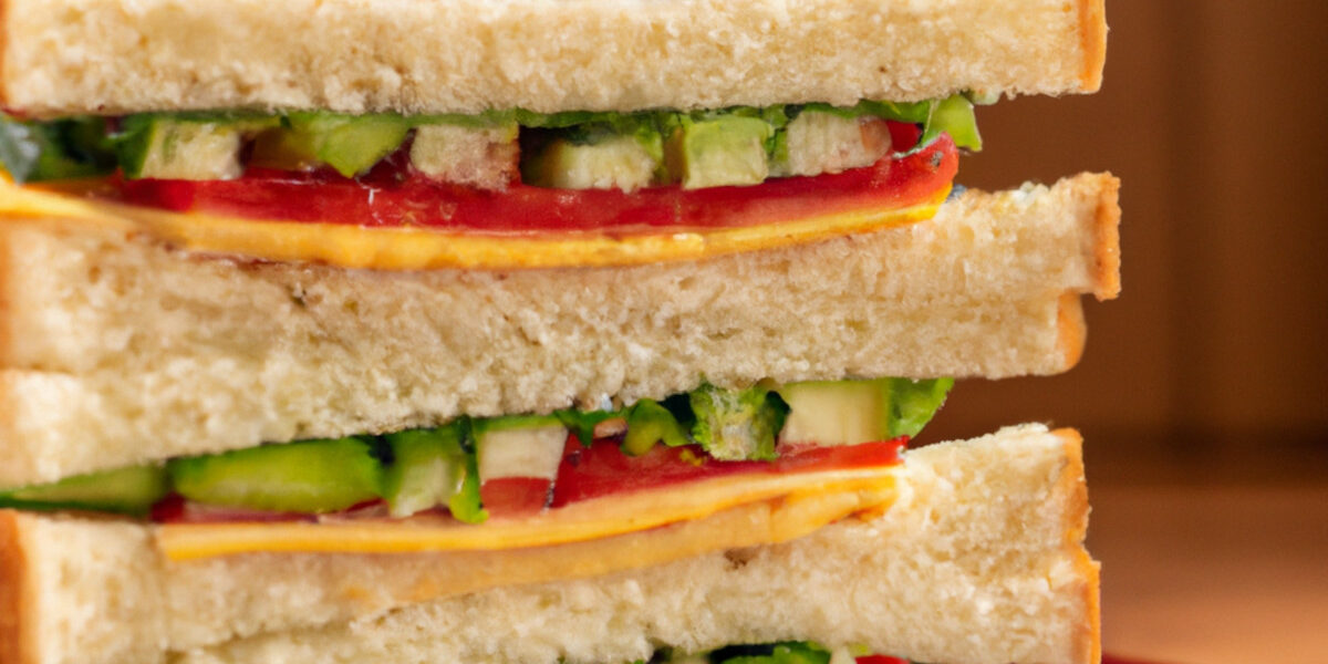 veggie club sandwich