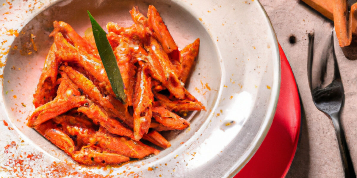 walnut and red pepper pesto pasta