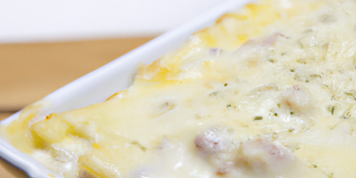 white spinach lasagna