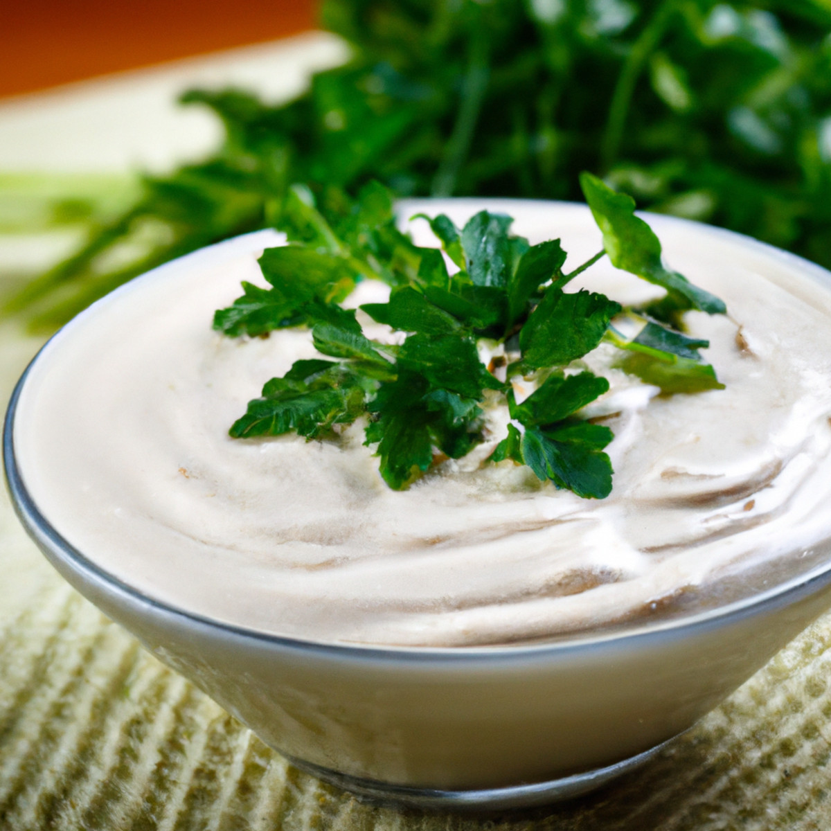 yogurt and tahini dip