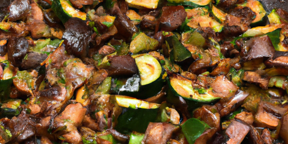 zucchini and mushroom